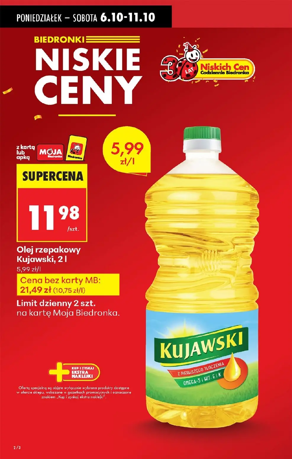 gazetka promocyjna Biedronka Lada tradycyjna. Od poniedziałku - Strona 2