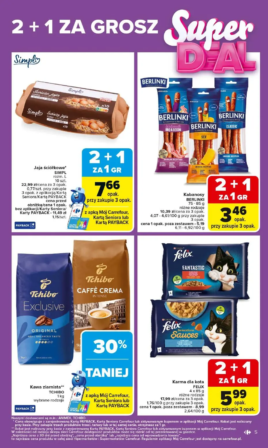 gazetka promocyjna Carrefour 2+1 za grosz! - Strona 5