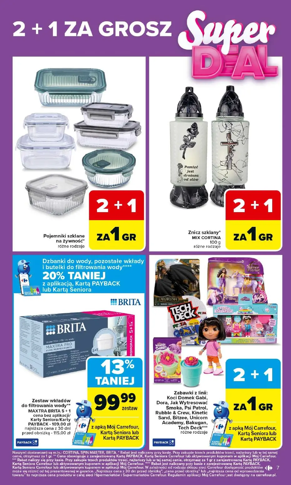 gazetka promocyjna Carrefour 2+1 za grosz! - Strona 7