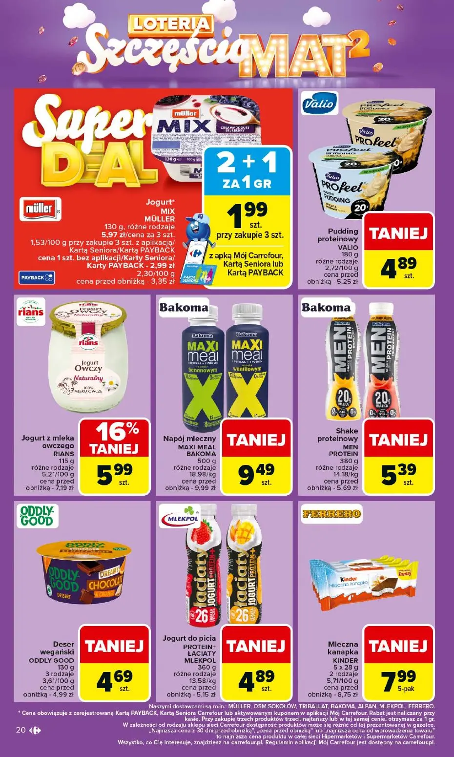 gazetka promocyjna Carrefour 2+1 za grosz! - Strona 20
