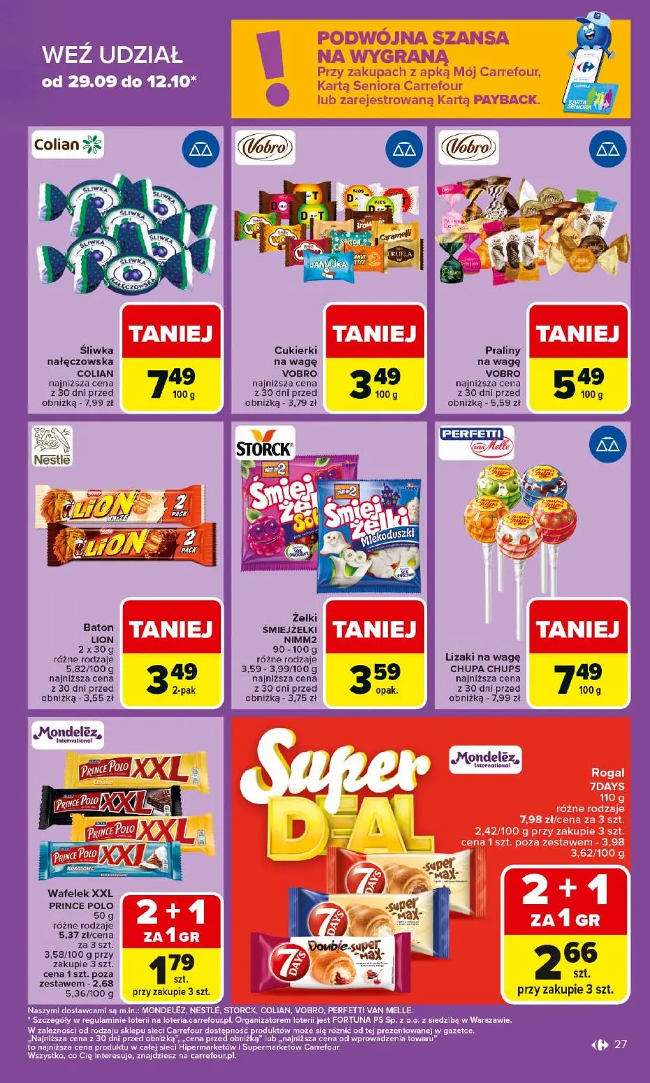 gazetka promocyjna Carrefour 2+1 za grosz! - Strona 27