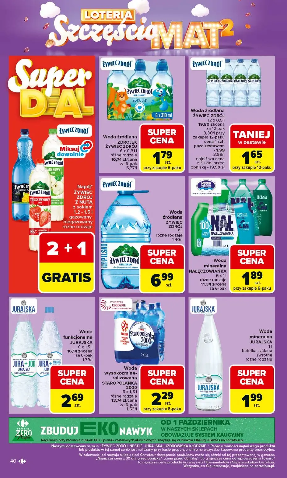 gazetka promocyjna Carrefour 2+1 za grosz! - Strona 40