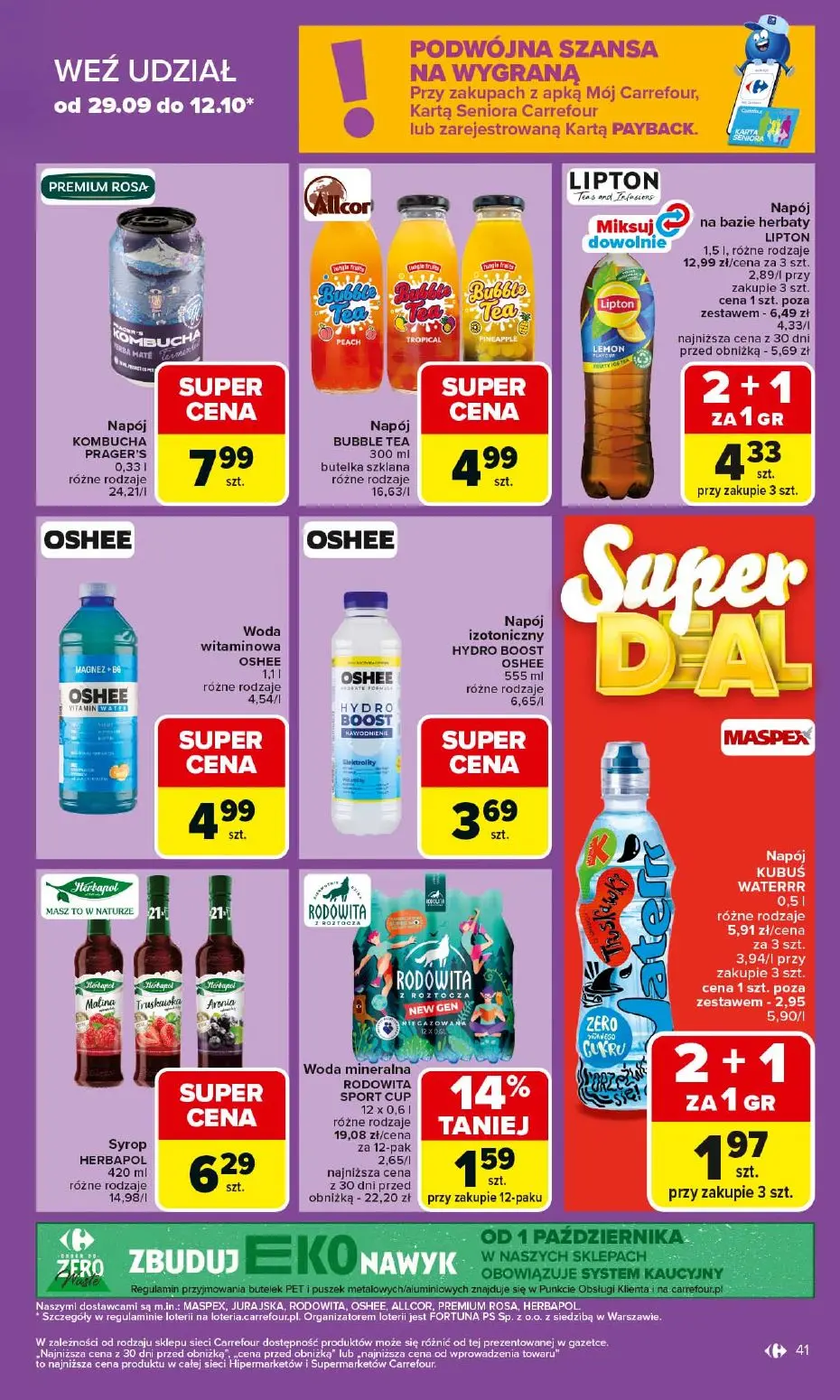 gazetka promocyjna Carrefour 2+1 za grosz! - Strona 41
