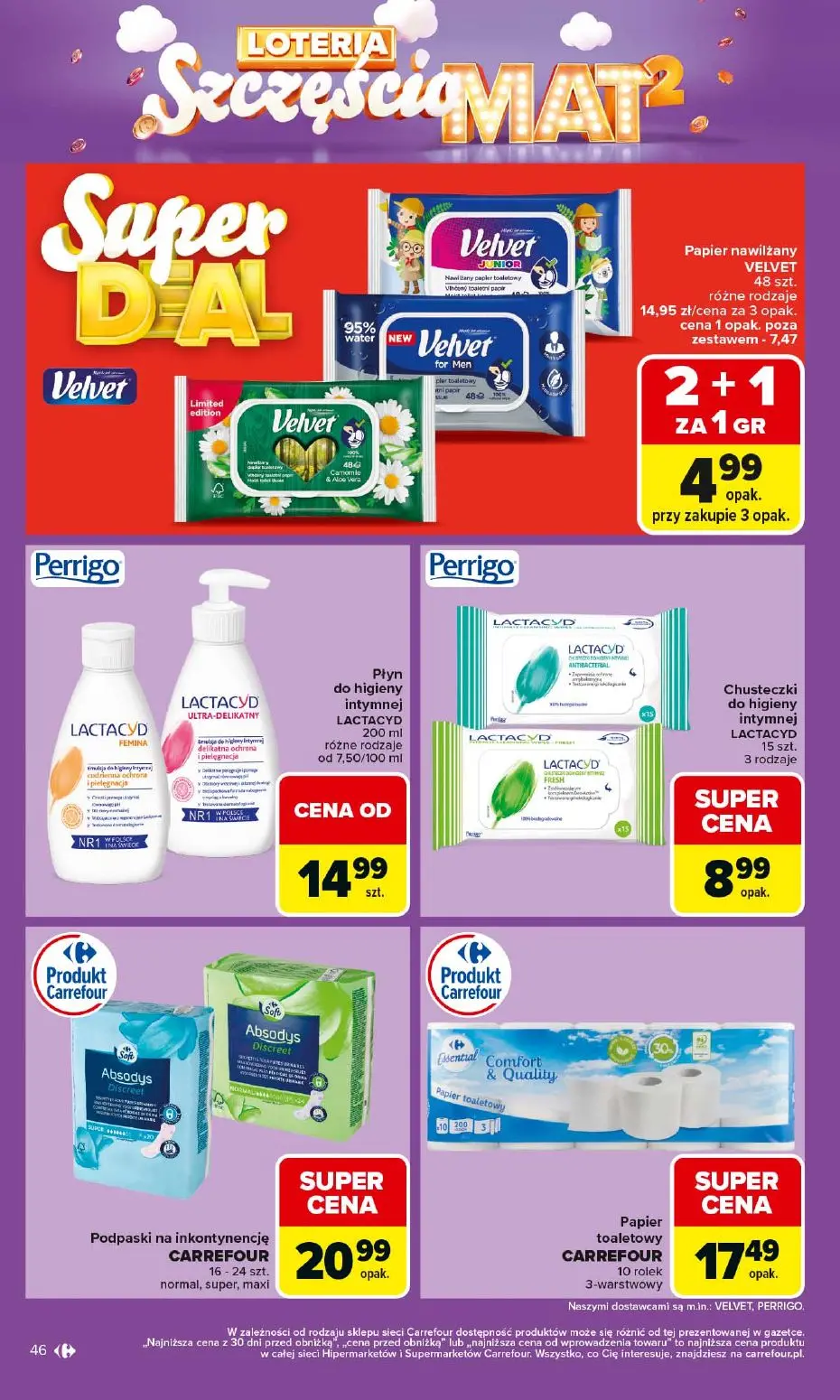 gazetka promocyjna Carrefour 2+1 za grosz! - Strona 46
