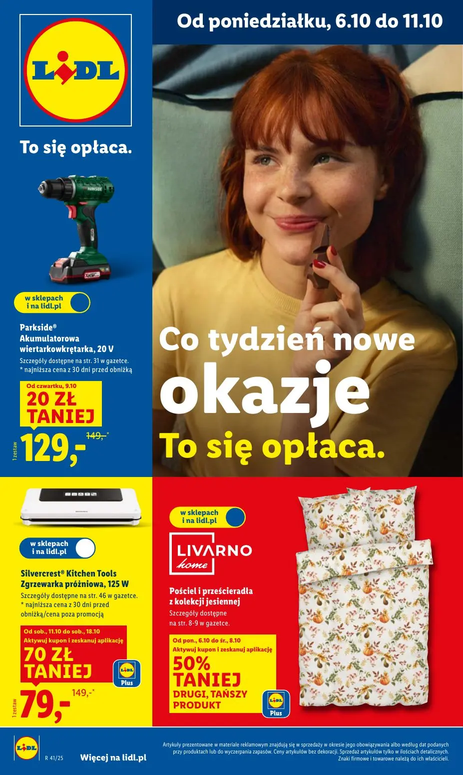 gazetka promocyjna LIDL Co tydzień nowe okazje - Strona 1