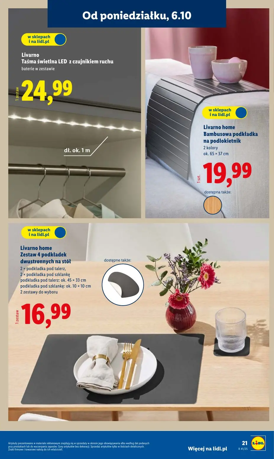 gazetka promocyjna LIDL Co tydzień nowe okazje - Strona 21