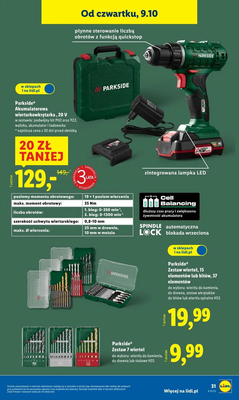 gazetka promocyjna LIDL Co tydzień nowe okazje - Strona 35