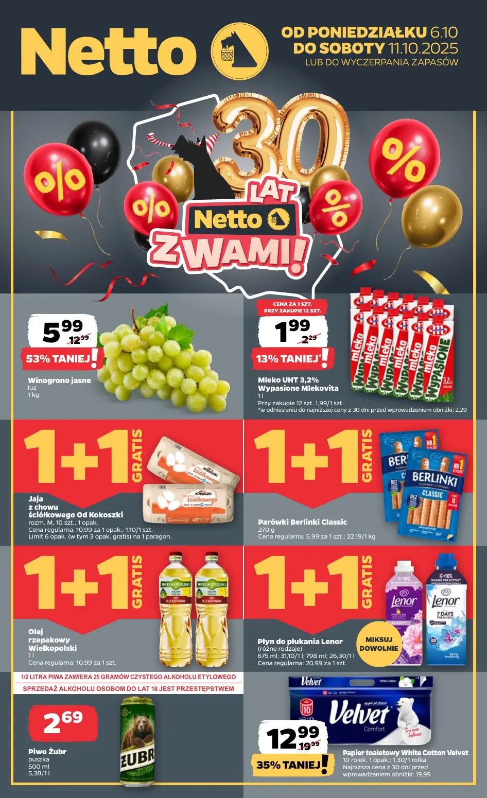 gazetka promocyjna NETTO 30 lat Netto! - Strona 1