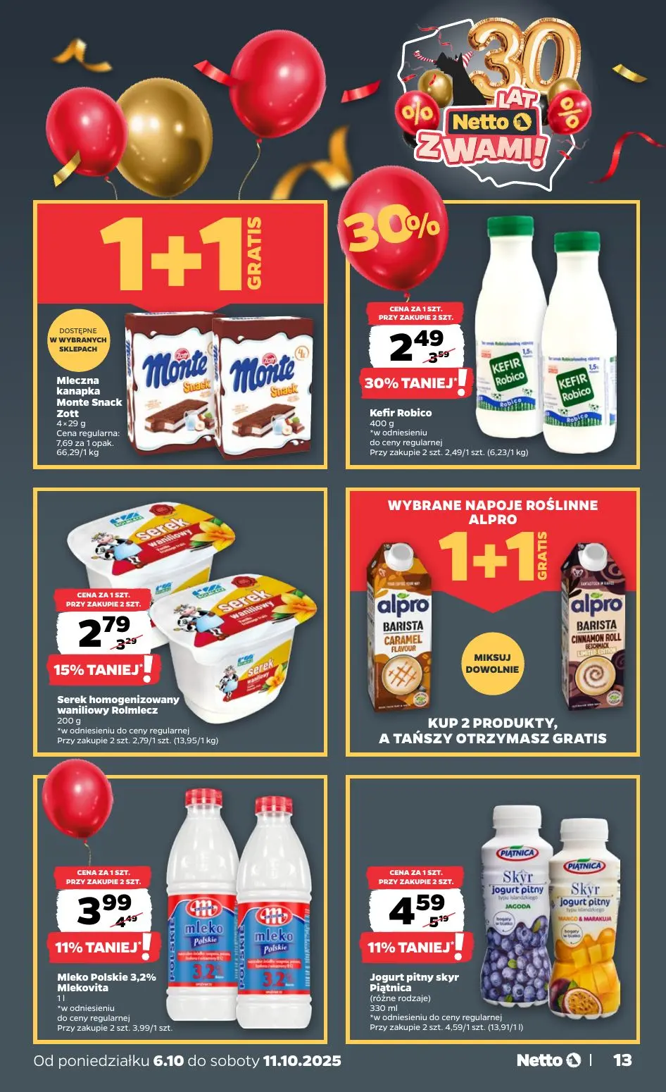 gazetka promocyjna NETTO 30 lat Netto! - Strona 13