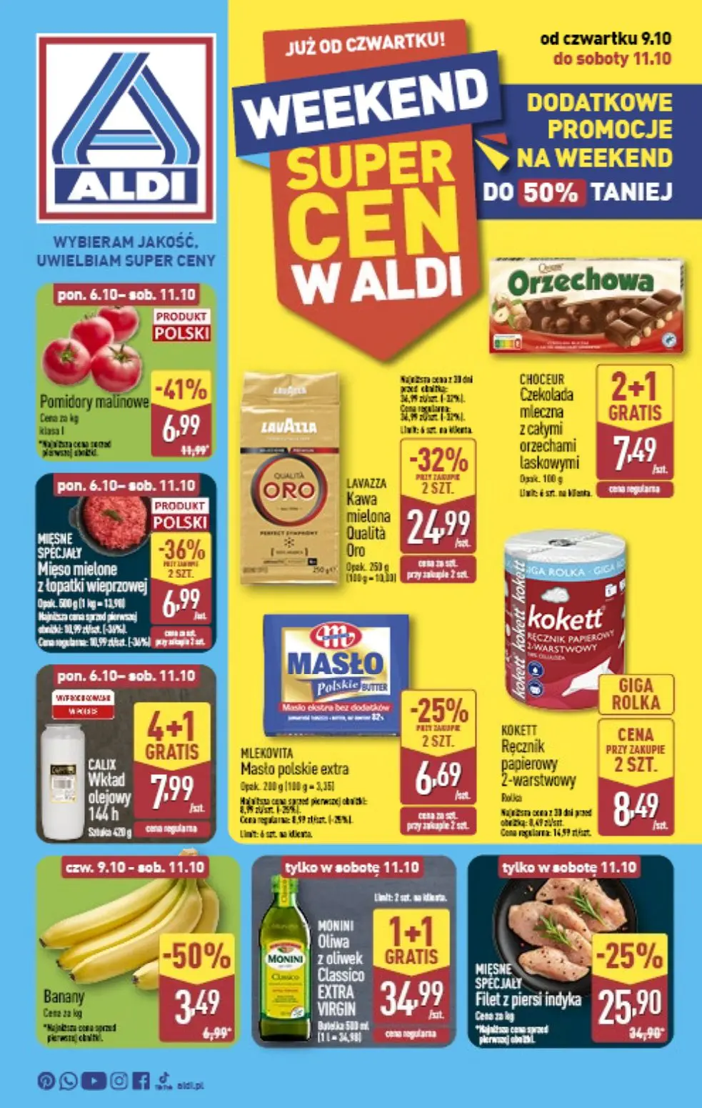 gazetka promocyjna ALDI Oferty na WEEKEND już od czwartku - Strona 1