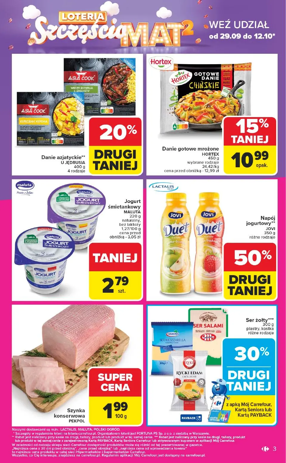 gazetka promocyjna Carrefour Loteria SzczęścioMAT 2 - Strona 3