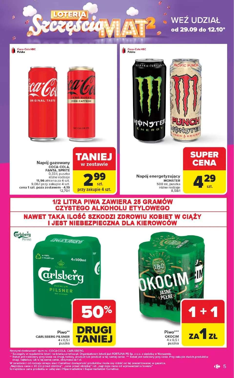gazetka promocyjna Carrefour Loteria SzczęścioMAT 2 - Strona 5