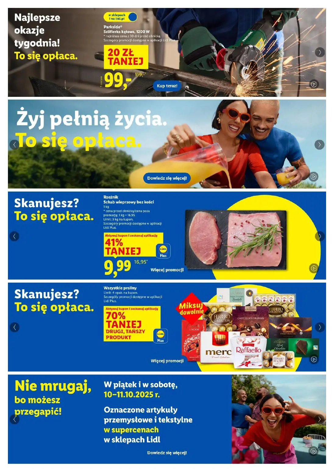 gazetka promocyjna LIDL Lidl plus. Skanujesz zyskujesz - Strona 7