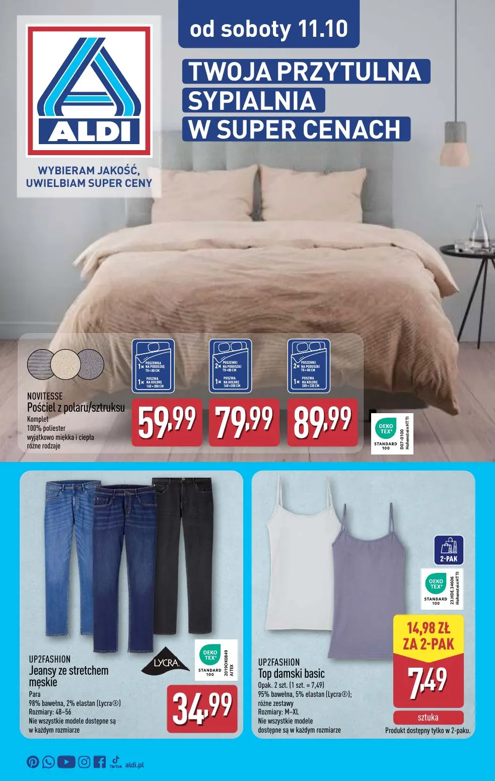 gazetka promocyjna ALDI Twoja przytulna sypialnia - Strona 1