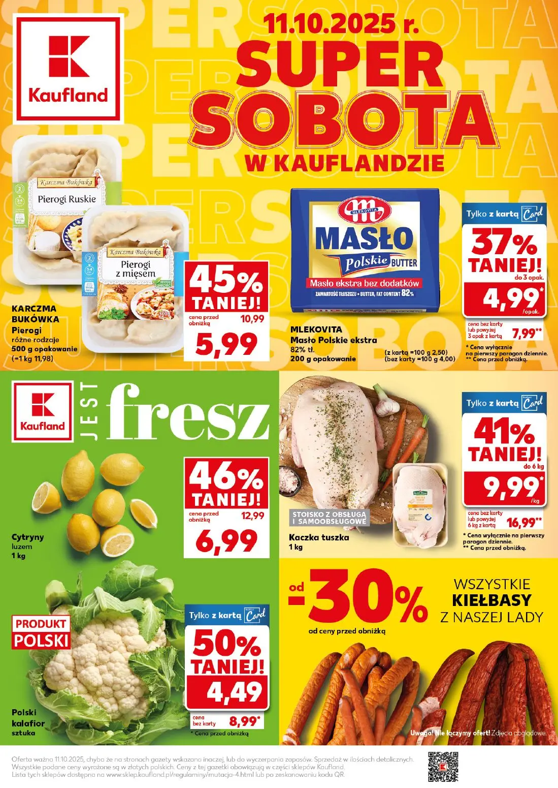 gazetka promocyjna Kaufland Super Sobota - Strona 1