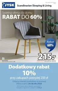 Gazetka promocyjna JYSK, ważna od 2025-09-24 do 2025-10-12.
