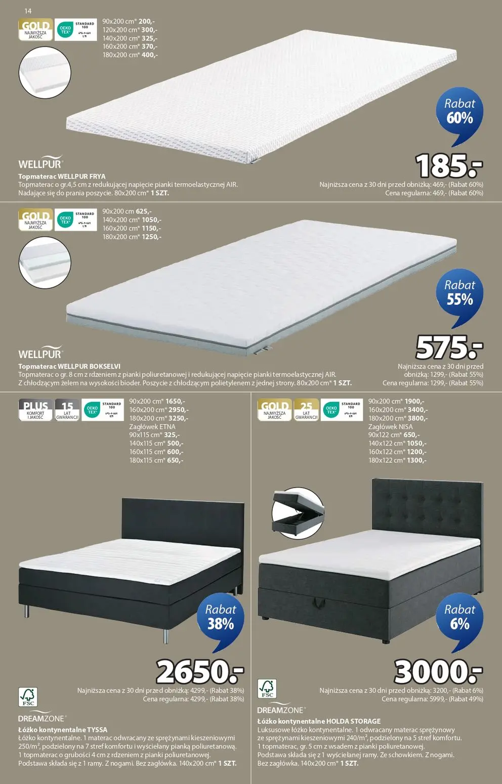 gazetka promocyjna JYSK Świetna oferta dla domu - Strona 14