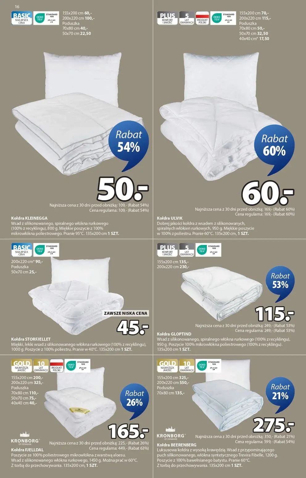 gazetka promocyjna JYSK Świetna oferta dla domu - Strona 16