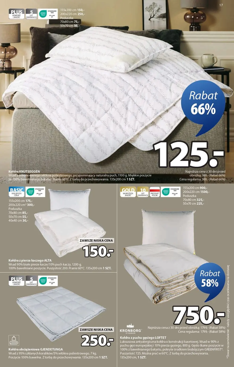 gazetka promocyjna JYSK Świetna oferta dla domu - Strona 17