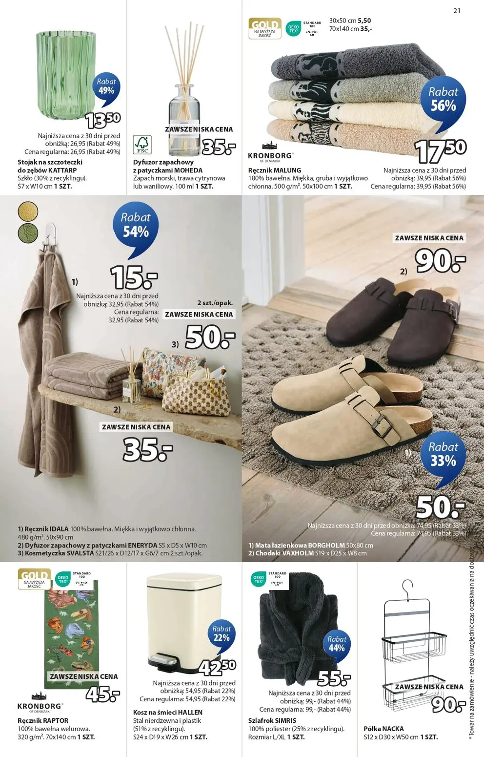 gazetka promocyjna JYSK Świetna oferta dla domu - Strona 21