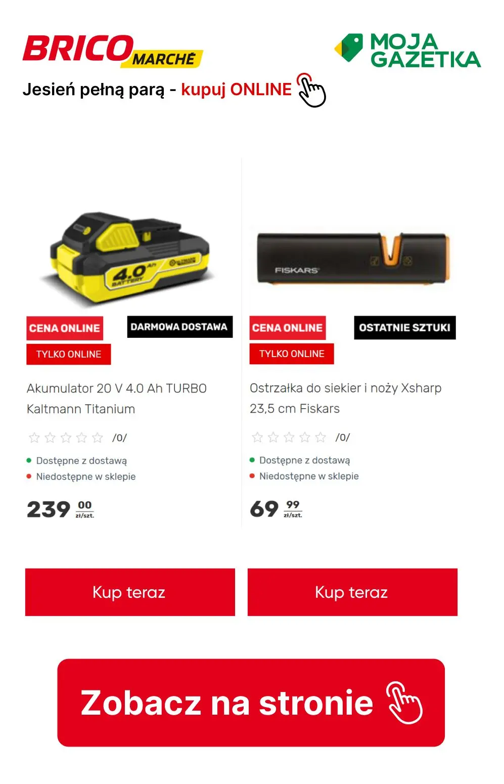 gazetka promocyjna BRICOMARCHE Jesień pełną parą - kupuj ONLINE! - Strona 3