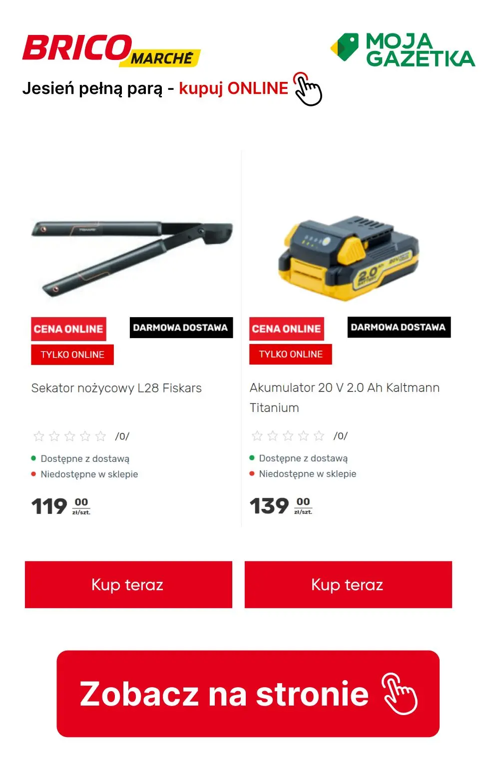 gazetka promocyjna BRICOMARCHE Jesień pełną parą - kupuj ONLINE! - Strona 4
