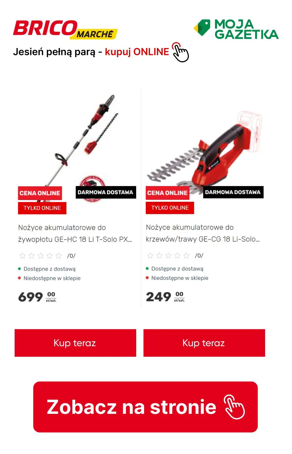 gazetka promocyjna BRICOMARCHE Jesień pełną parą - kupuj ONLINE! - Strona 10