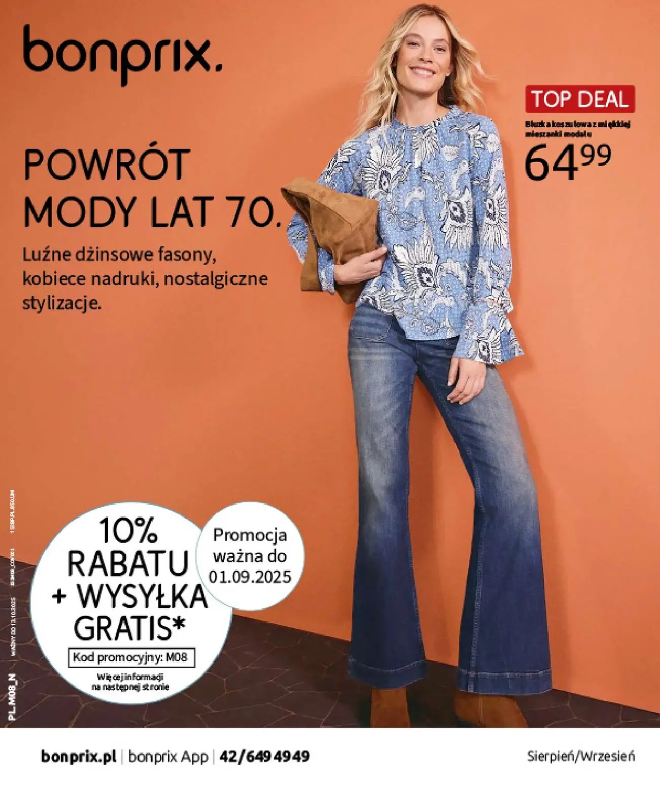 gazetka promocyjna bonprix POWRÓT MODY LAT 70. - Strona 1