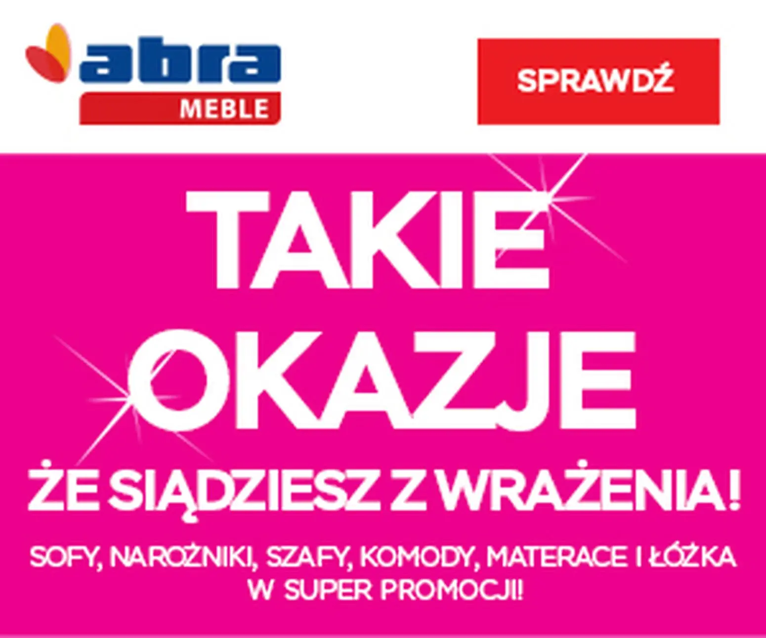 gazetka promocyjna abra meble  - Strona 1