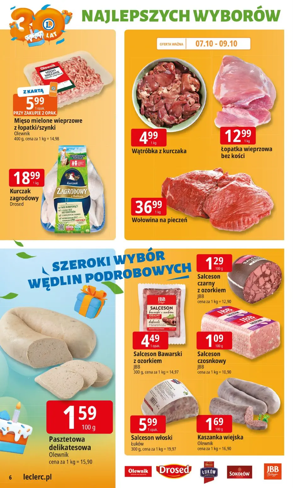 gazetka promocyjna E.Leclerc 30 lat Najlepszych wyborów - Strona 6