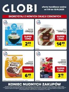 Gazetka promocyjna Globi, ważna od 2025-10-07 do 2025-10-13.