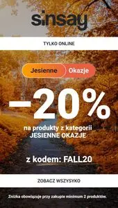 Gazetka promocyjna Sinsay, ważna od 2025-10-09 do 2025-10-13.