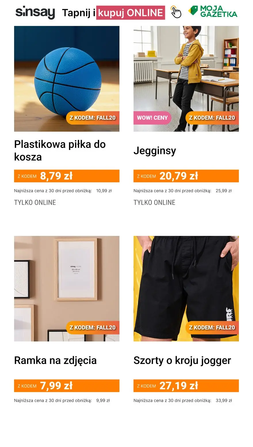 gazetka promocyjna Sinsay 🍁 [-20%] na CAŁĄ kategorię Jesienne Okazje
🥰 kod: FALL20 🦔 - Strona 3