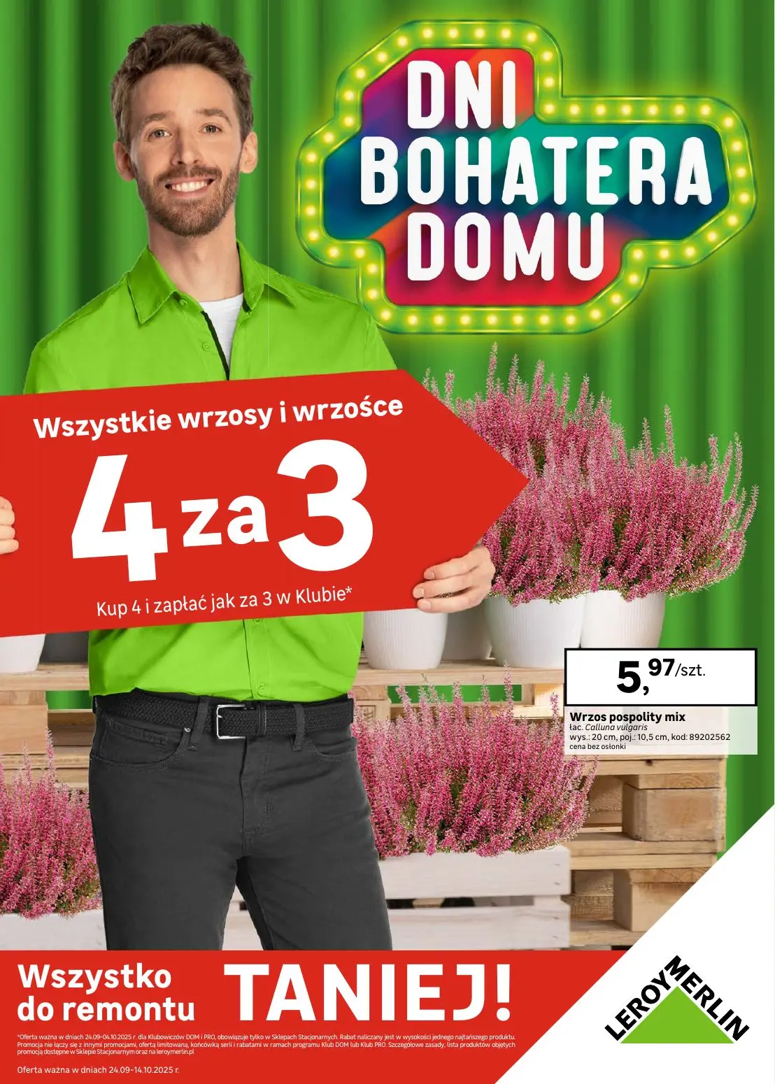 gazetka promocyjna Leroy Merlin Dni bohatera domu - Strona 1