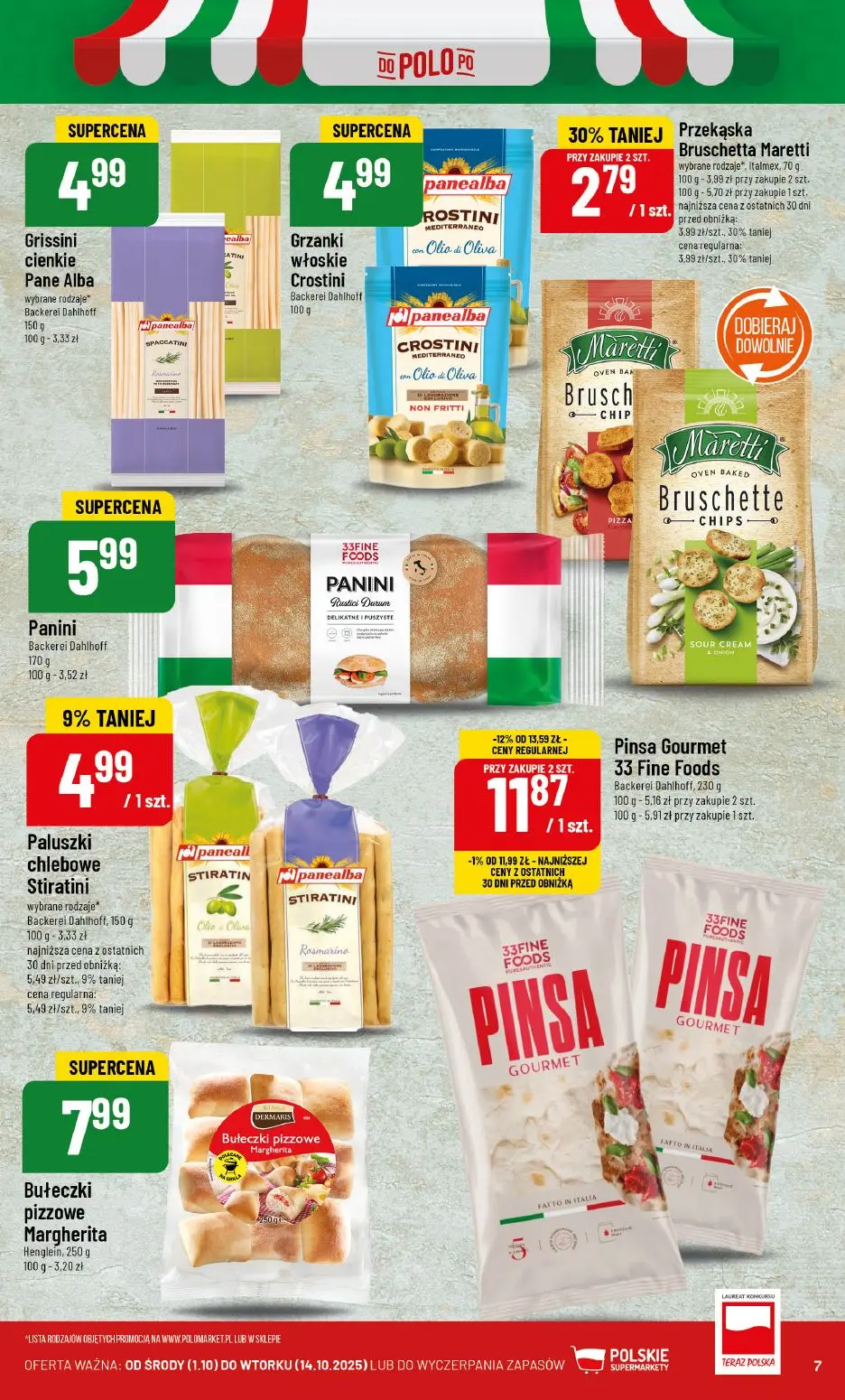 gazetka promocyjna POLOmarket Buongiorno włoskie smaki! 🇮🇹 - Strona 7