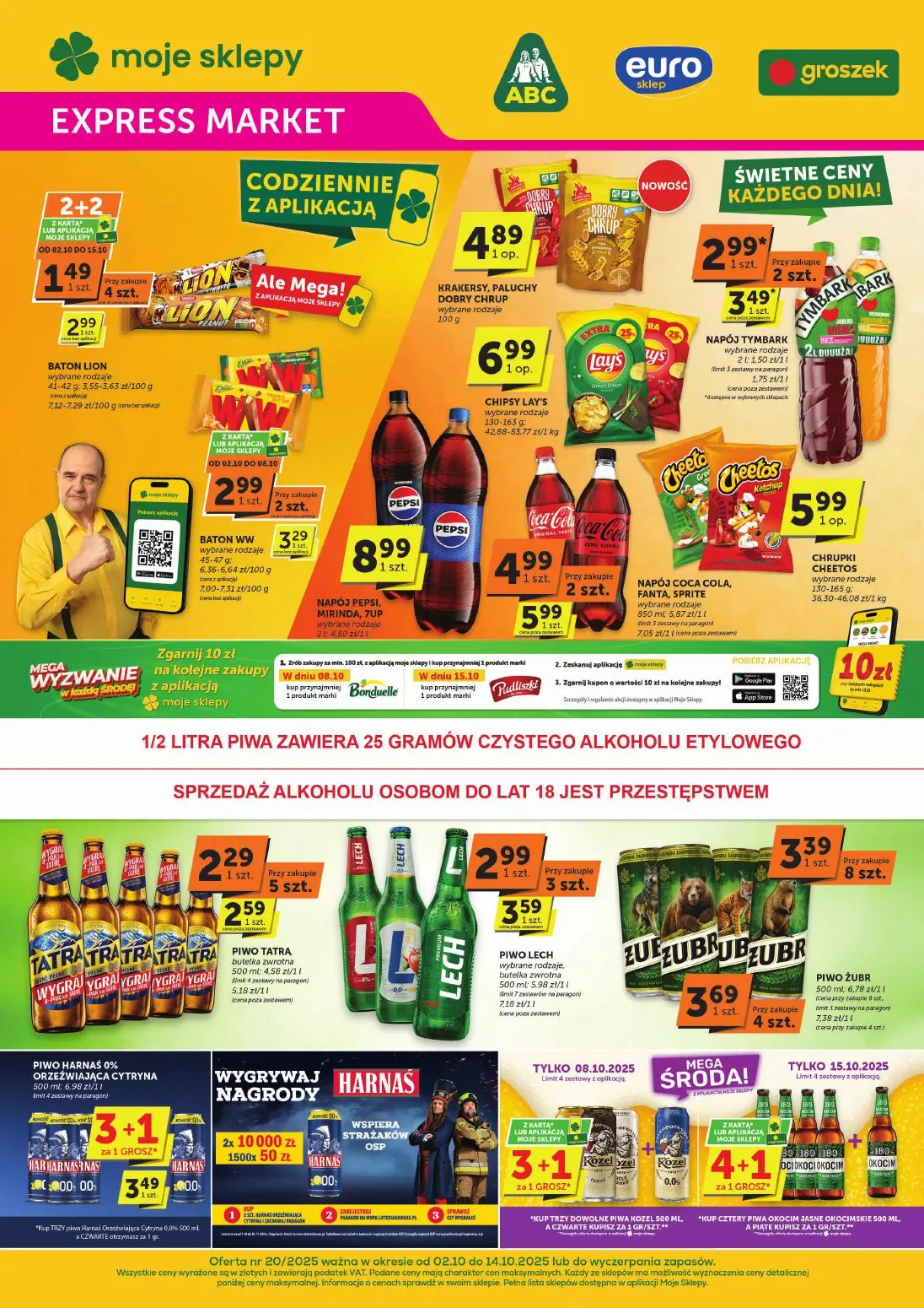 gazetka promocyjna groszek Express market - Strona 1