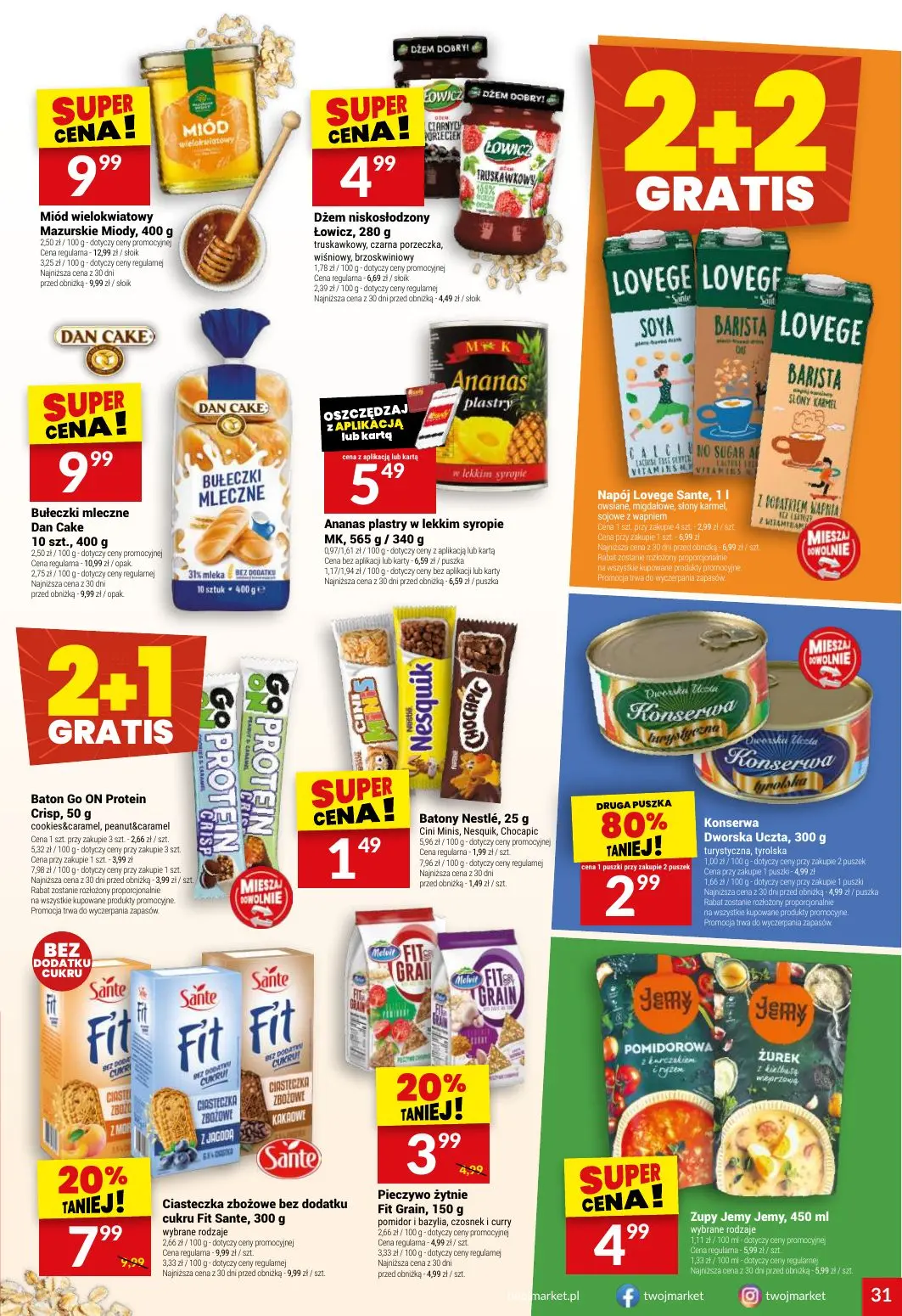 gazetka promocyjna Twój Market Zawsze po drodze! - Strona 31