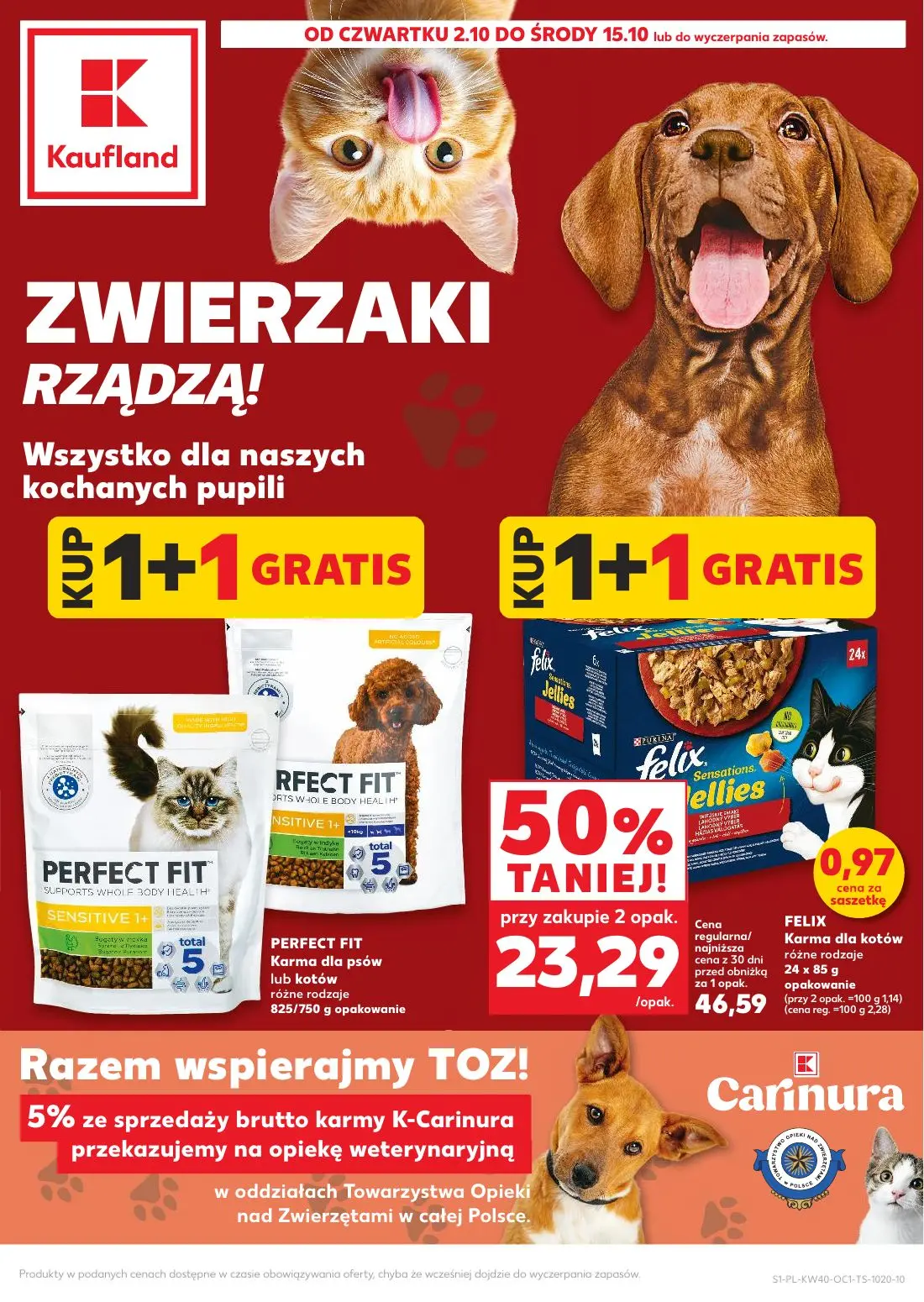 gazetka promocyjna Kaufland Zwierzaki rządzą! - Strona 1