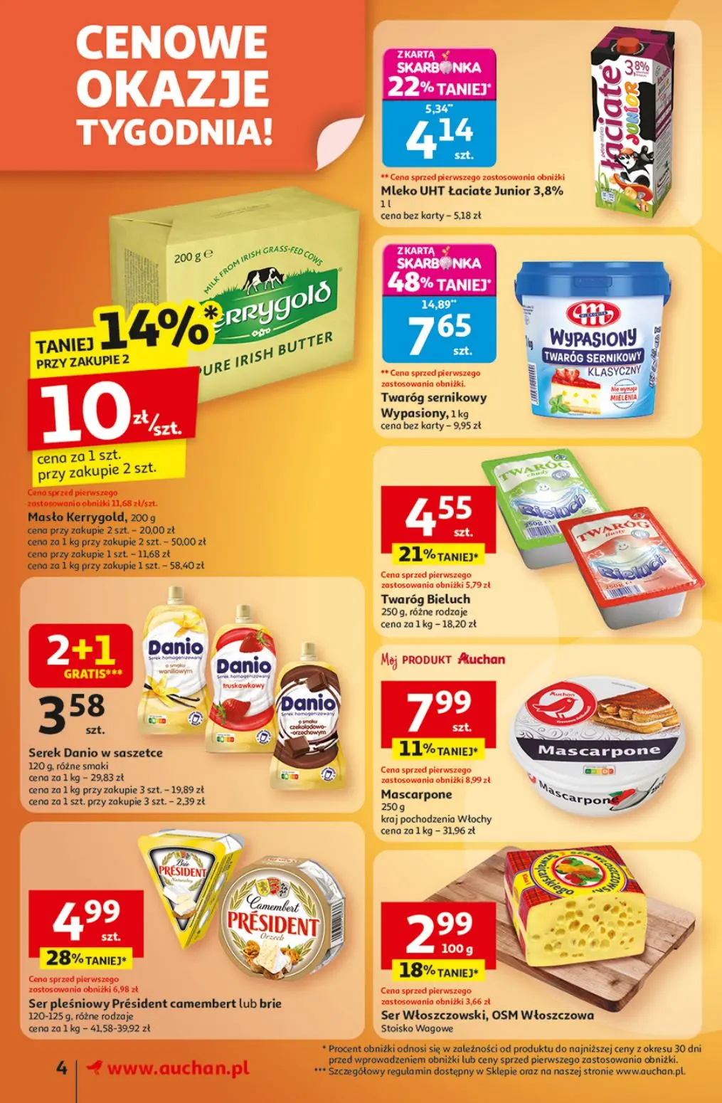 gazetka promocyjna Auchan Supermarket Wielkie przeboje cenowe - Strona 4