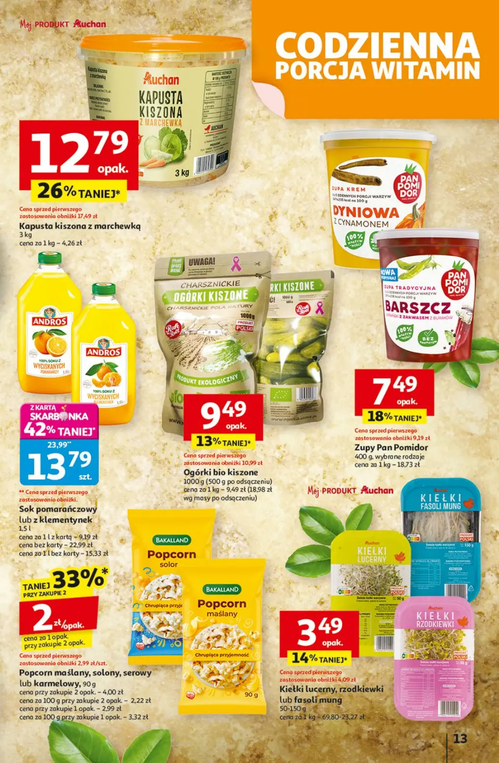 gazetka promocyjna Auchan Wielkie przeboje cenowe - Strona 13
