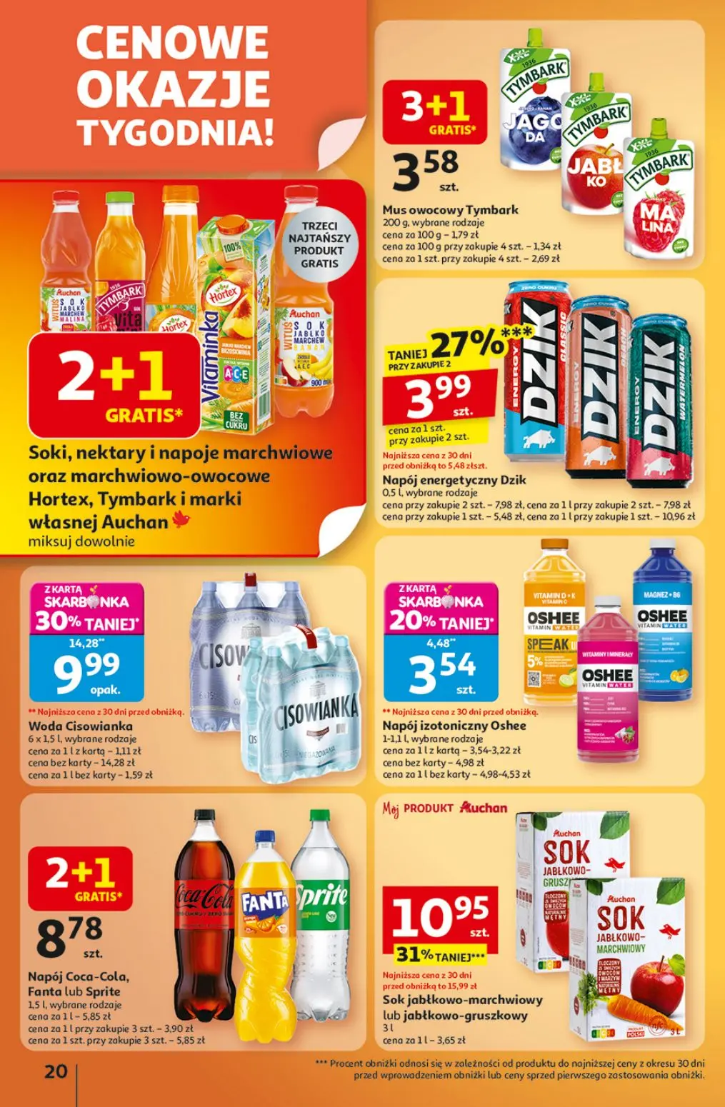 gazetka promocyjna Auchan Wielkie przeboje cenowe - Strona 20