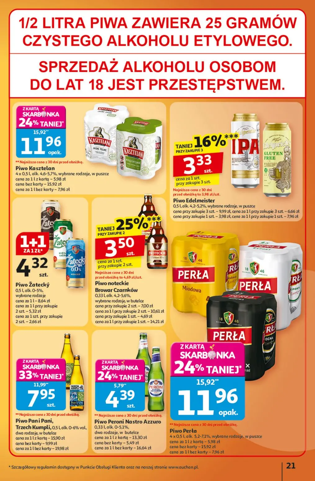 gazetka promocyjna Auchan Wielkie przeboje cenowe - Strona 21