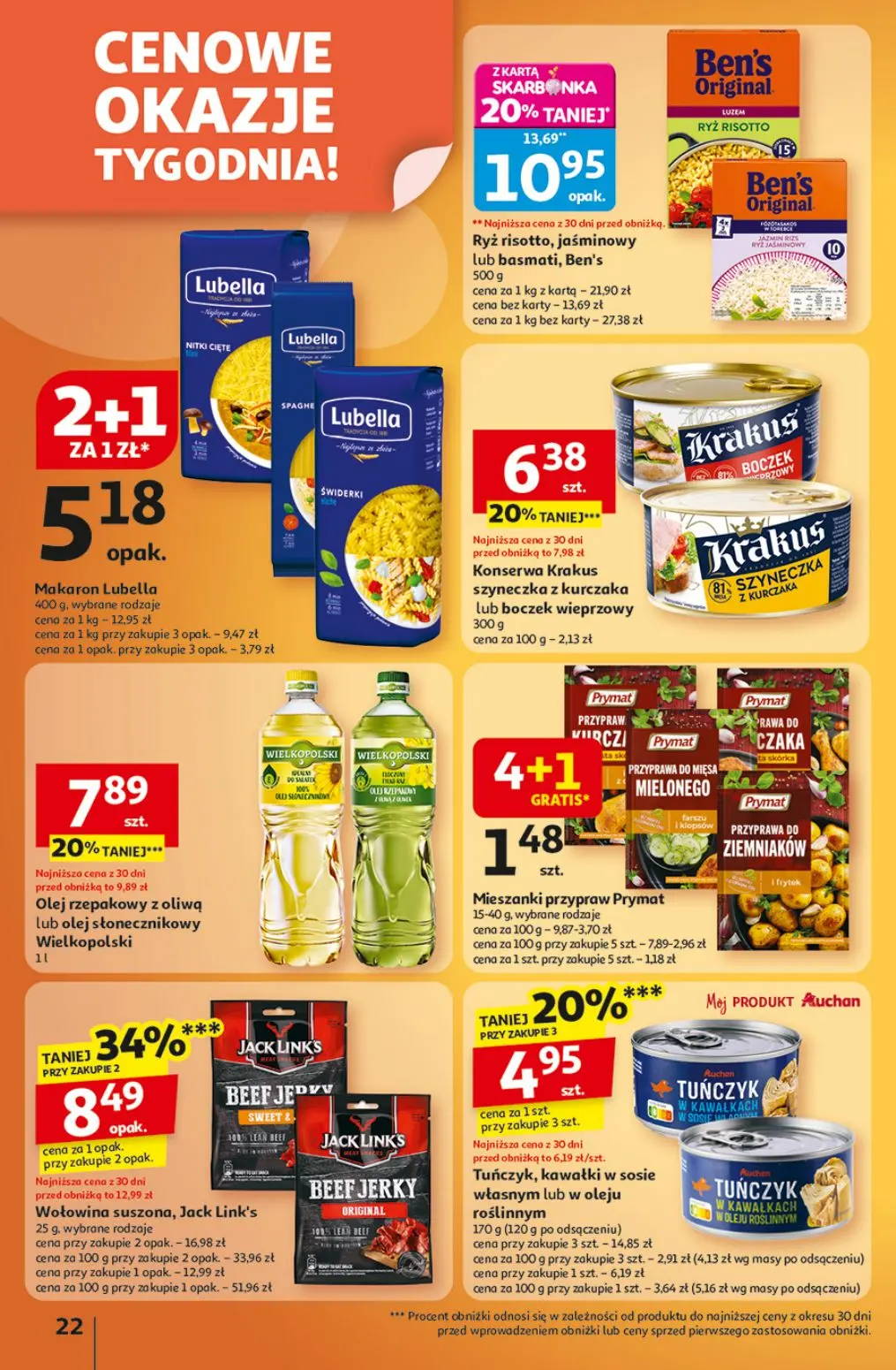 gazetka promocyjna Auchan Wielkie przeboje cenowe - Strona 22