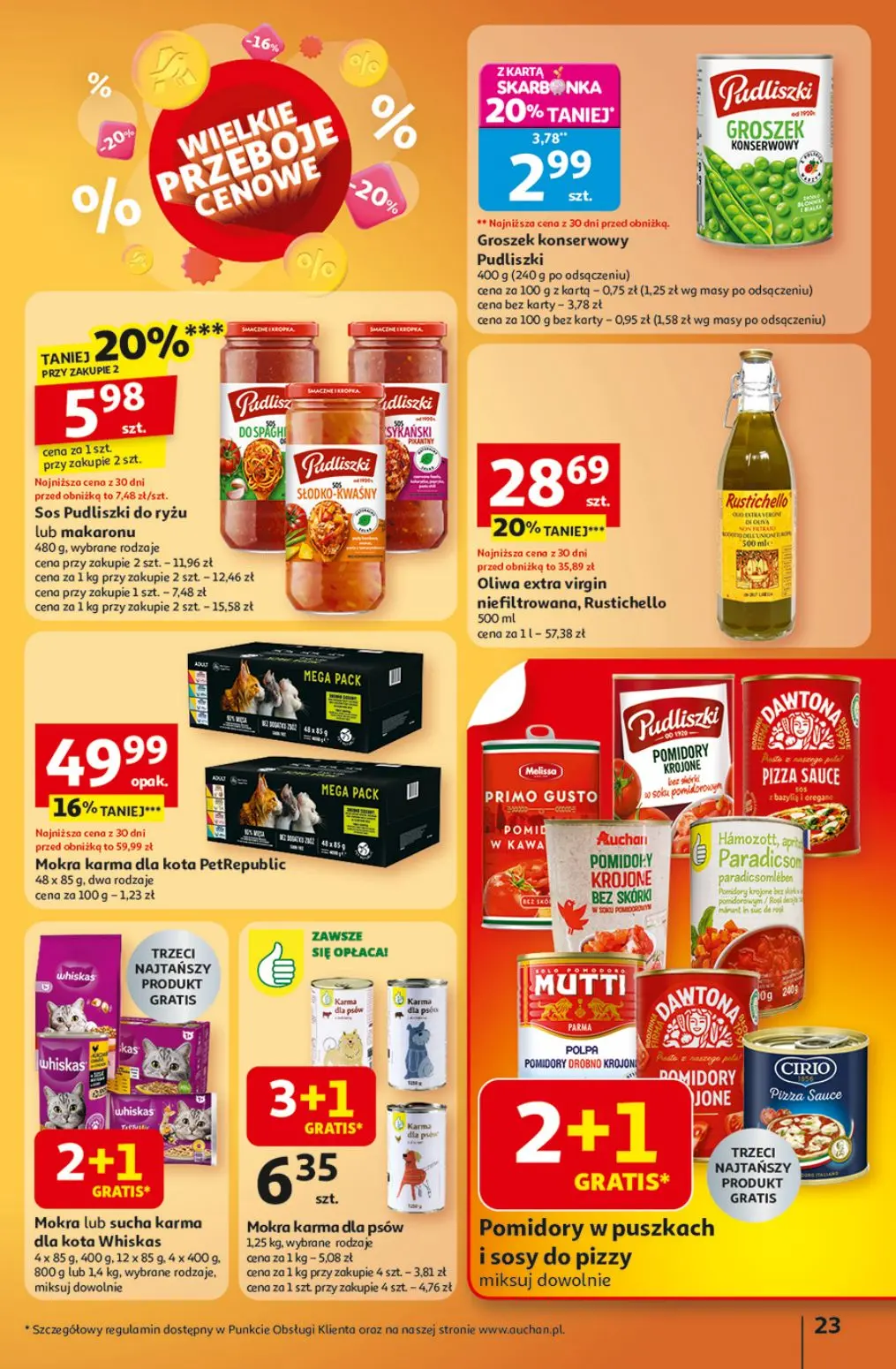 gazetka promocyjna Auchan Wielkie przeboje cenowe - Strona 23