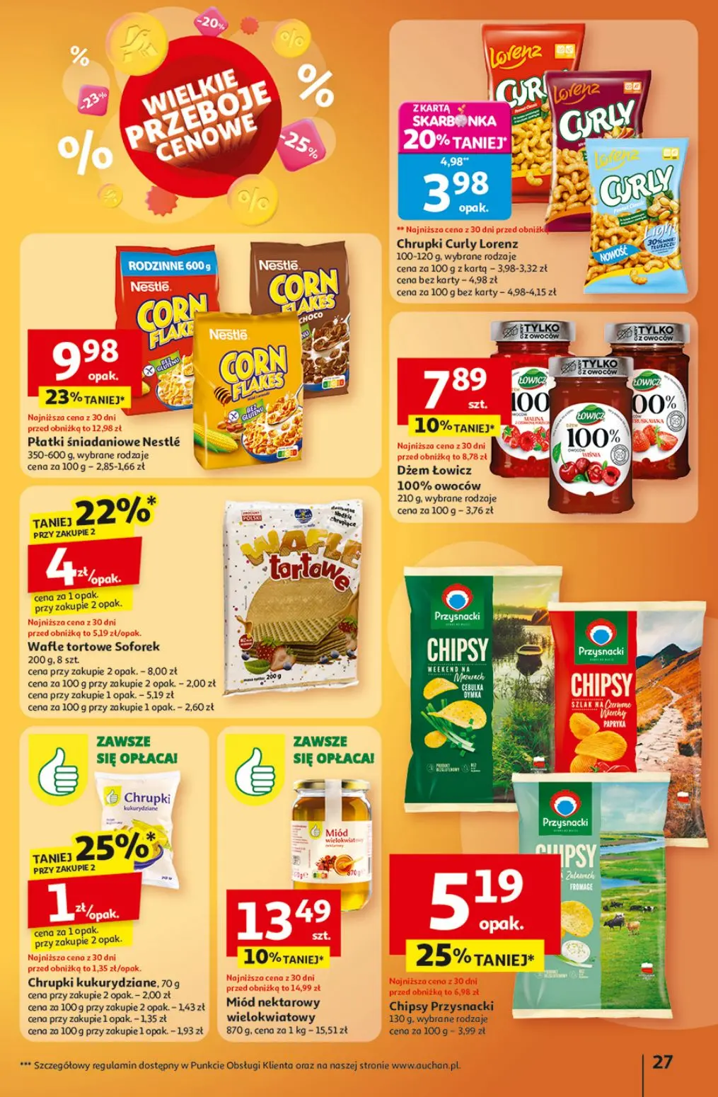 gazetka promocyjna Auchan Wielkie przeboje cenowe - Strona 27