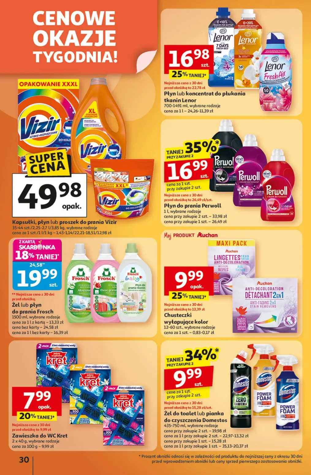 gazetka promocyjna Auchan Wielkie przeboje cenowe - Strona 30