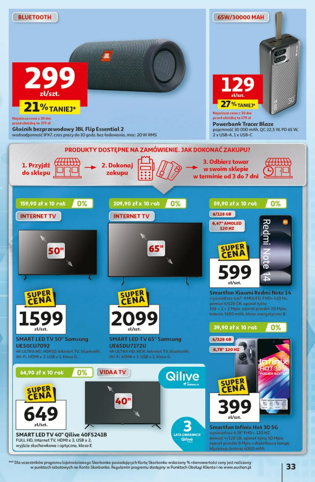 gazetka promocyjna Auchan Wielkie przeboje cenowe - Strona 33