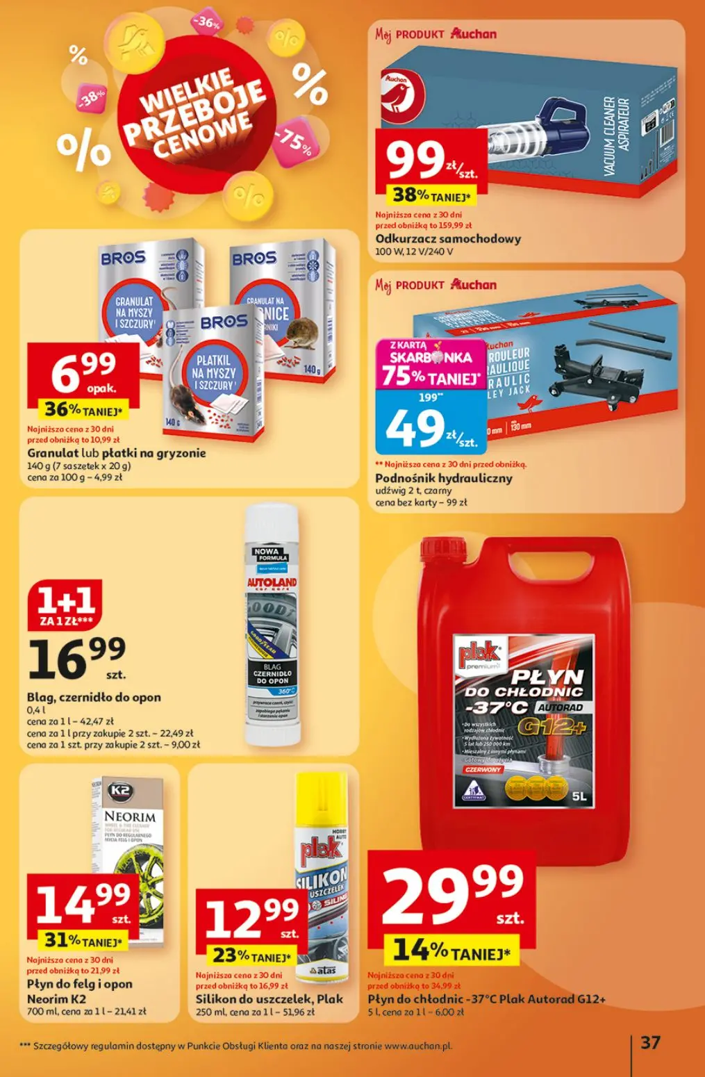 gazetka promocyjna Auchan Wielkie przeboje cenowe - Strona 37
