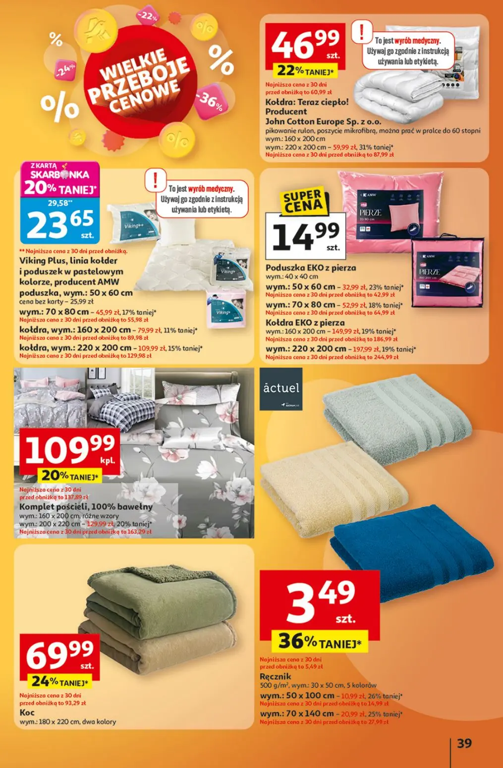 gazetka promocyjna Auchan Wielkie przeboje cenowe - Strona 39