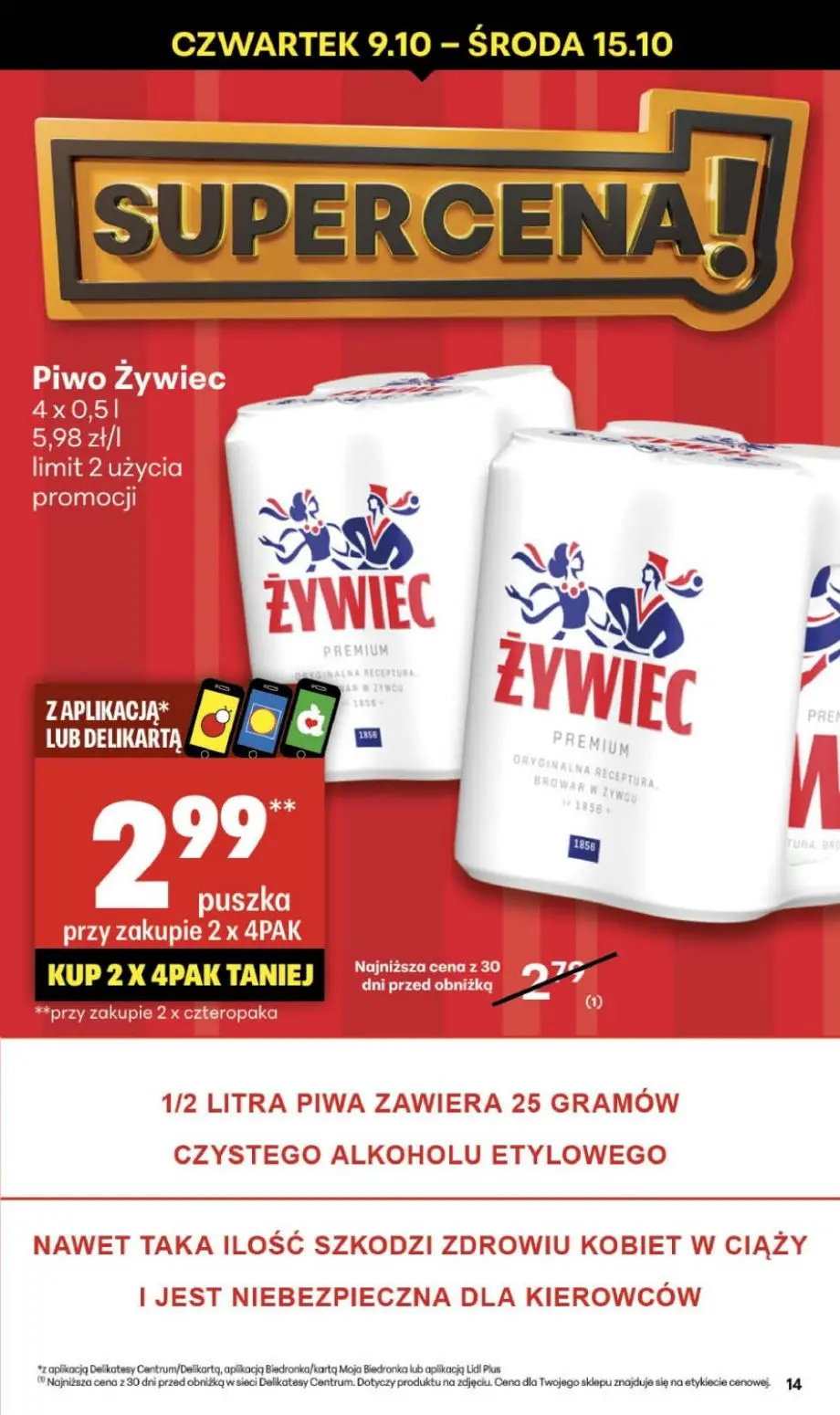 gazetka promocyjna Delikatesy Centrum Od czwartku - Strona 14